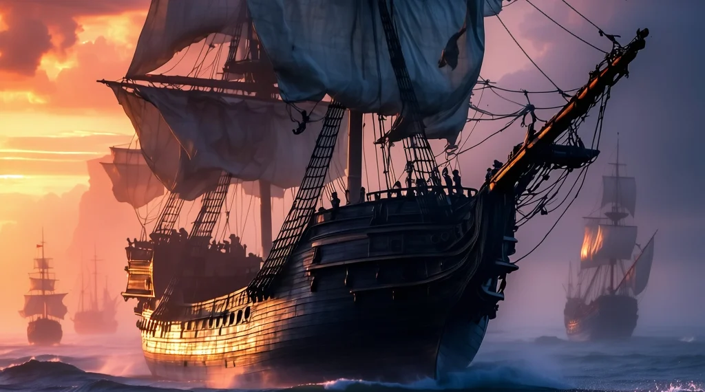 Elenco De Piratas Do Caribe Navegando Em Aguas Misteriosas webp