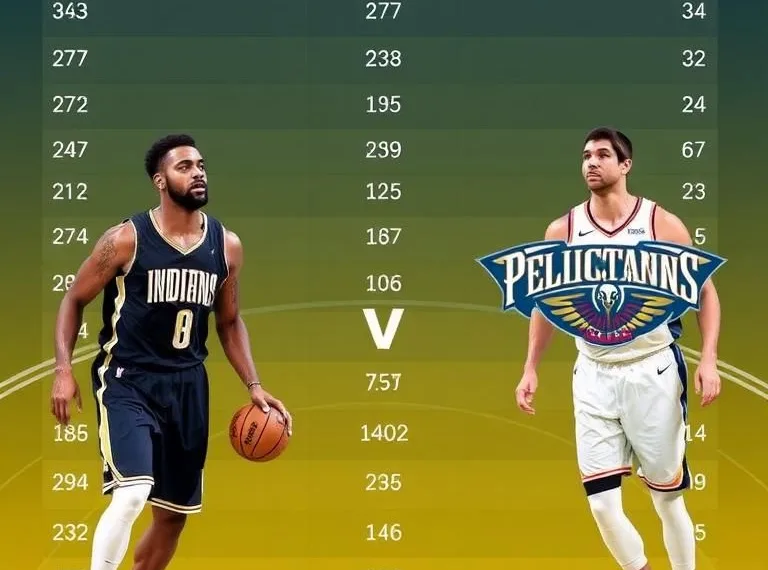 Estatísticas de Jogadores da Partida Indiana Pacers x Pelicans