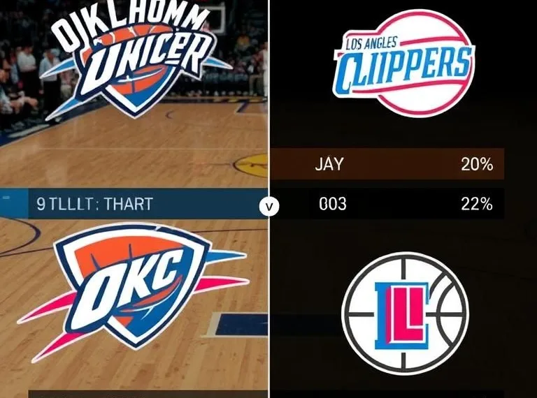 Estatísticas de Oklahoma City Thunder x Los Angeles Clippers