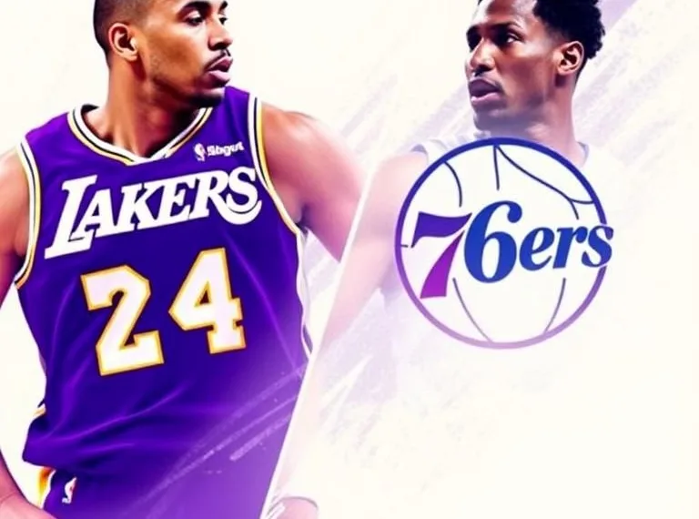 Partidas de Lakers x 76ers
