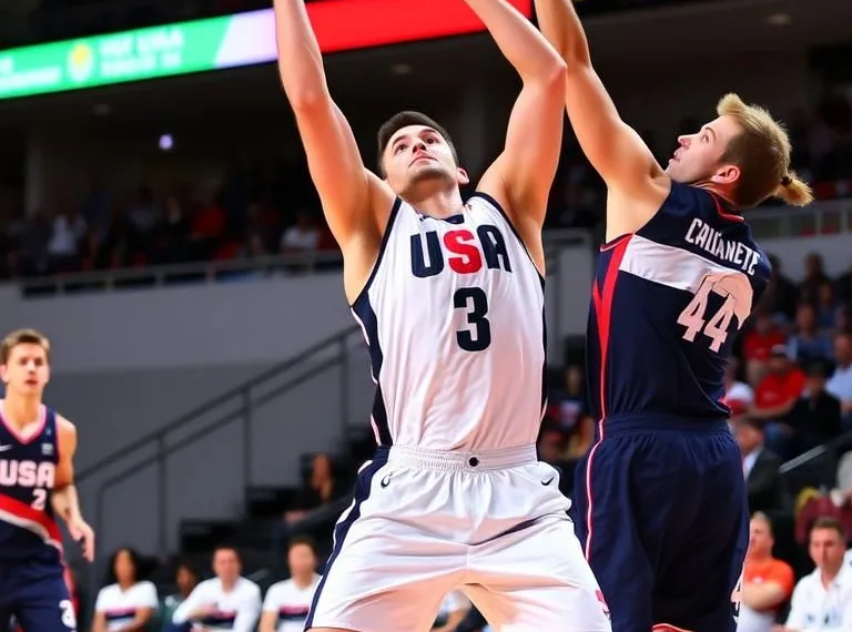 USA Vs Slovenia Basketball