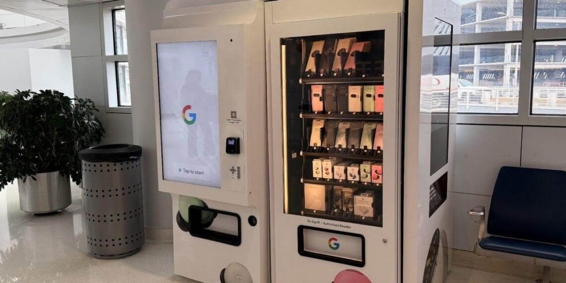 Google inova máquinas de venda